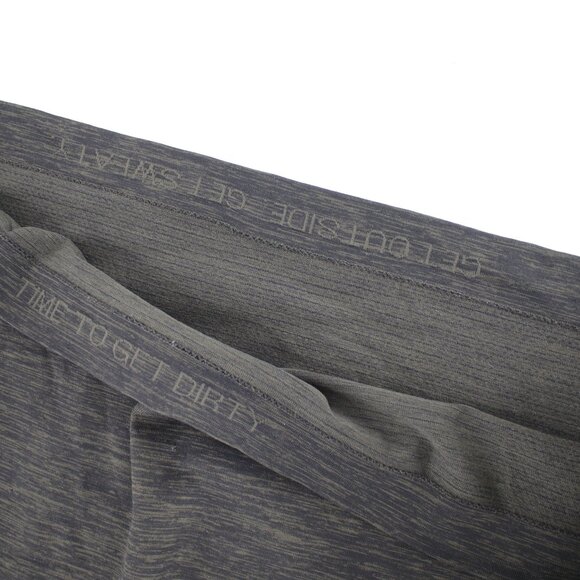 Lululemon Polo Shirt Mens Medium Time To Get Dirty Get Outside Get Sweaty Green - Picture 9 of 12